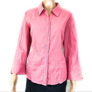 Sonoma Shirt Sz Large Pink Long Sleeve Button Down